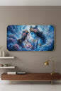 Radha Krishna Frameless Wall Art